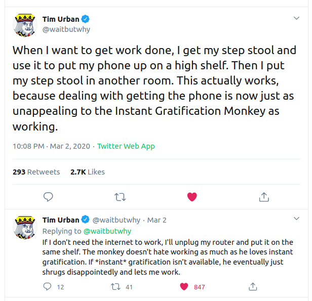 Putting router and phone on a high shelf